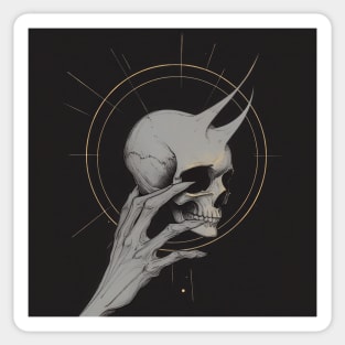 Devil's skull Sticker